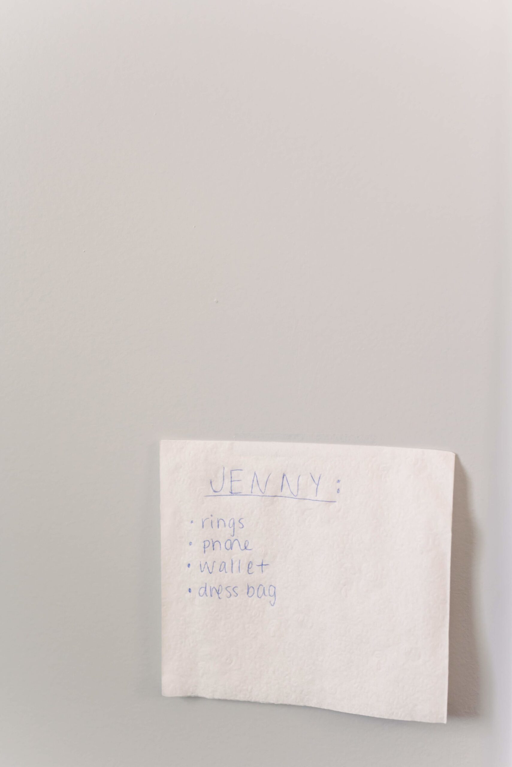 We loved Jenny’s personalized checklist of things to remember before they left the Airbnb.Who knew napkins had so many important uses?!