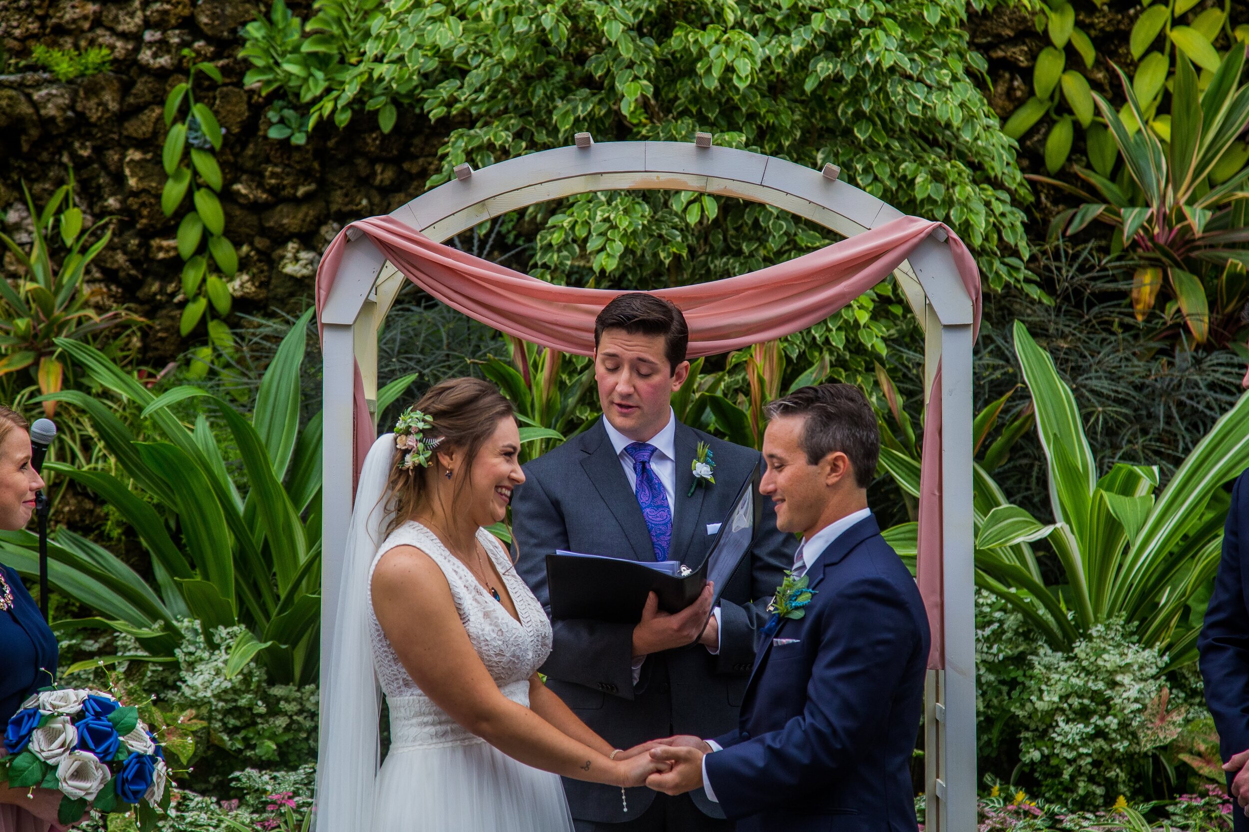 This intimate ceremony was filled with so much love and laughter.